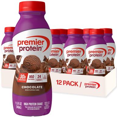 Premier Protein Shake, Chocolate, 12 Pack