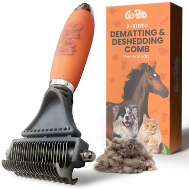 GoPets 2-in-1 Dematting Comb