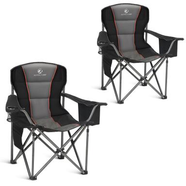ALPHA CAMP Heavy Duty Camping Chair 500LBS Capacity