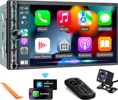 SJOYBRING Wireless Car Stereo with CarPlay