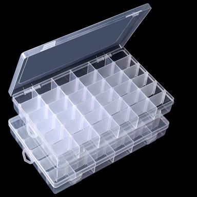 Gospire 2-Pack 36-Grid Clear Organizers | Mubboo