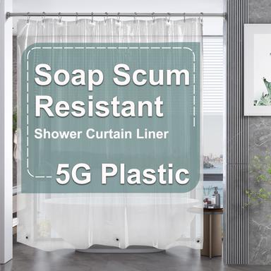 AmazerBath Clear Shower Curtain