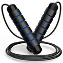 Jump Rope, Tangle-Free Rapid Speed Jumping Rope Cable with Ball Bearings for Women, Men, and Kids, Adjustable Steel Jump Rope Workout with Foam Handles for Fitness,1 Pck,Blue | Mubboo