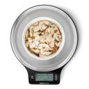 Amazon Basics Digital Kitchen Scale with LCD Display, Tare Function, Multiple Units, Weighs up to 11 Pounds, Batteries Included, Black and Stainless Steel | Mubboo