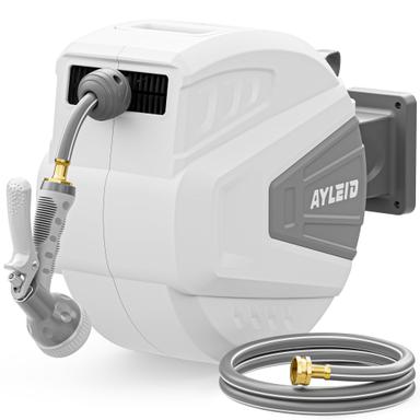 Ayleid Retractable Garden Hose Reel 1/2 in x 100 ft