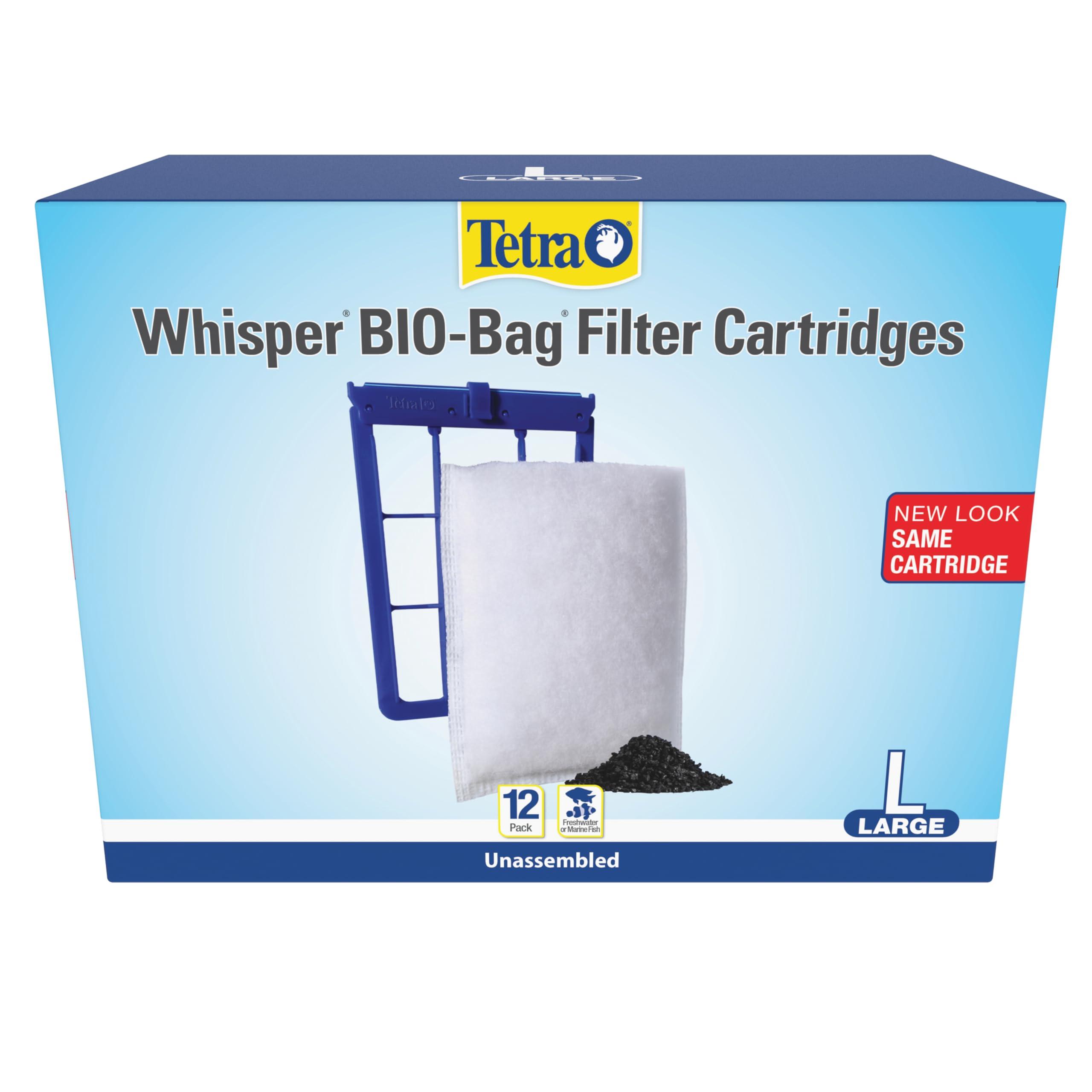 Tetra Whisper Bio-Bag Large Filter Cartridges 12-count pack unassembled