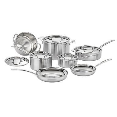 Cuisinart 12-Piece MultiClad Pro Stainless Steel Set