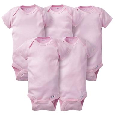 Gerber Baby 5-Pack Solid Onesies Bodysuits | Mubboo