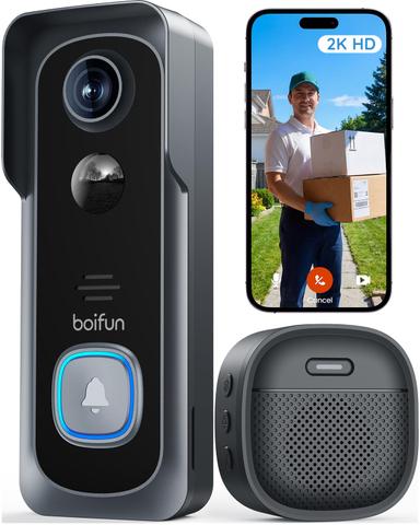 BOIFUN Video Doorbell Camera Wireless