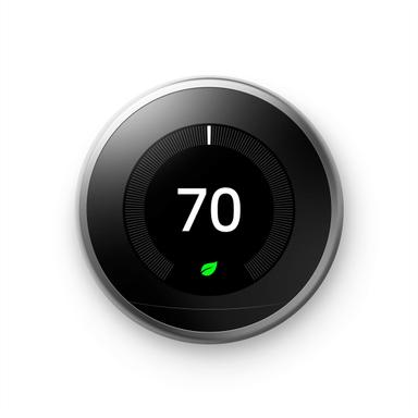 Nest T3016US Thermostat, Stainless Steel