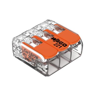 WAGO Lever-Nuts 221-413 (50-Piece)