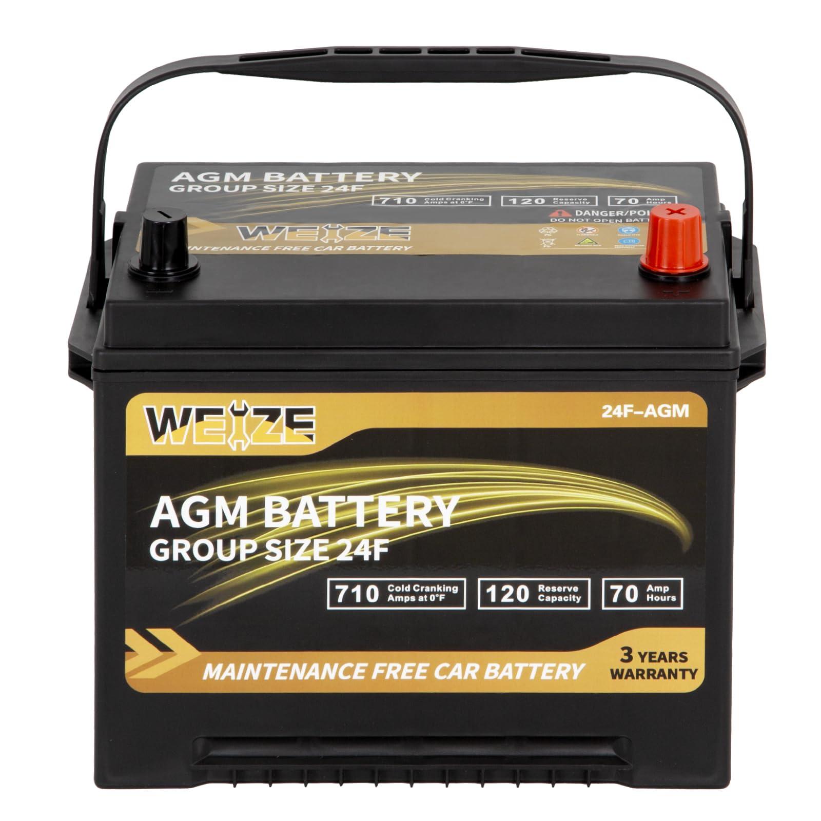 Weize Platinum AGM Battery BCI Group 24F