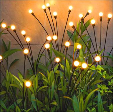 TONULAX Solar Garden Lights Swaying 4 Pack