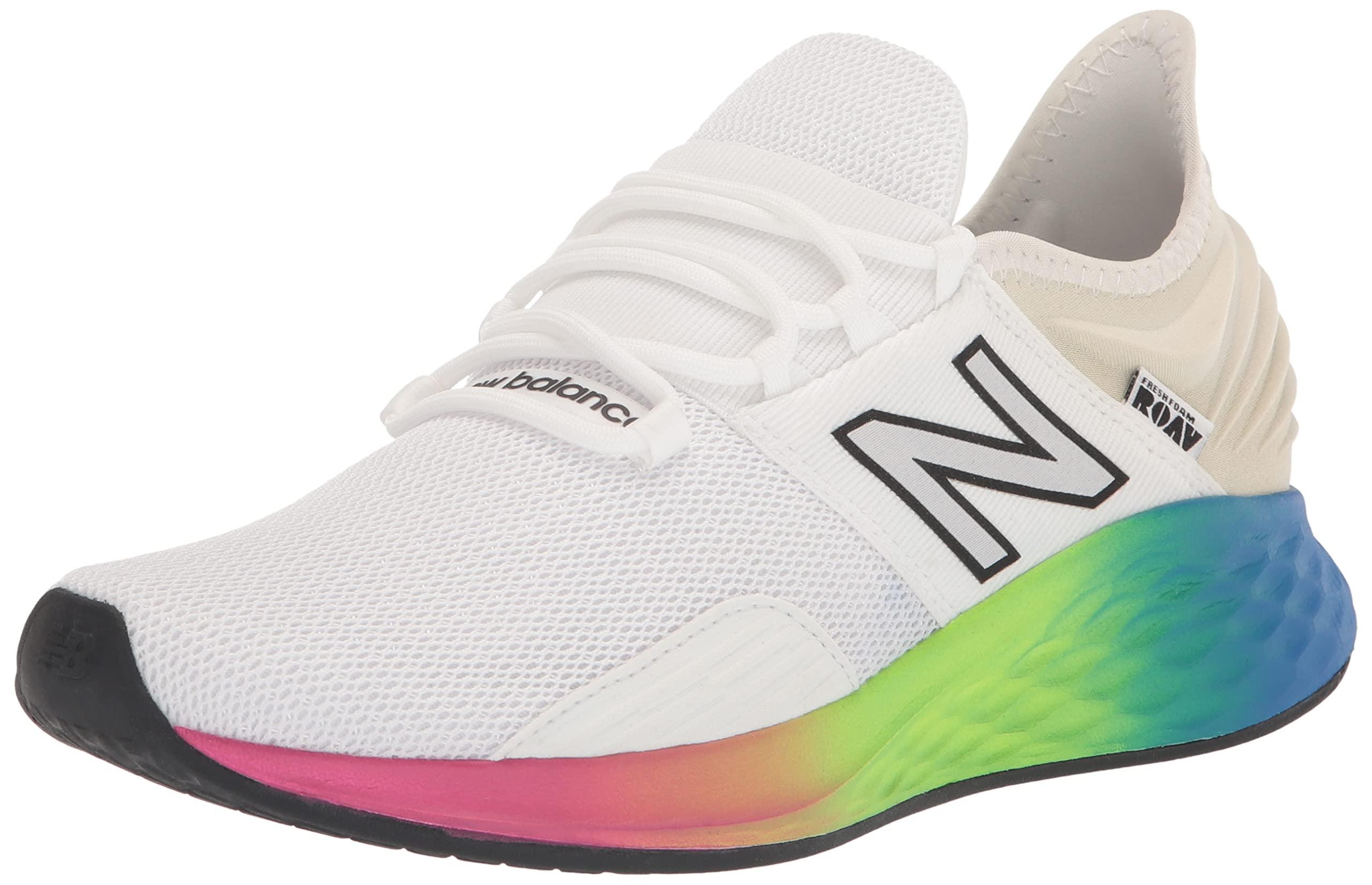 New Balance Women's Fresh Foam Roav Running Shoe in gray and silver