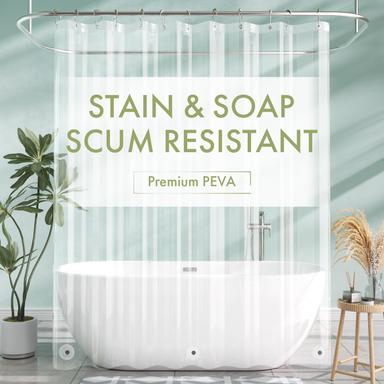 AmazerBath Shower Curtain Liner, 72x72