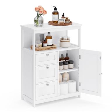VASAGLE Entryway Cabinet White | Mubboo