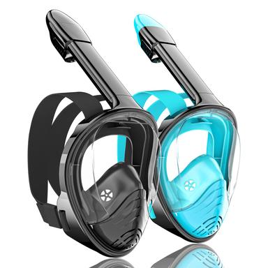 QingSong Full Face Snorkel Mask, 2-Pack