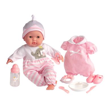 JC Toys Berenguer Boutique 15-Inch Realistic Baby Doll Set