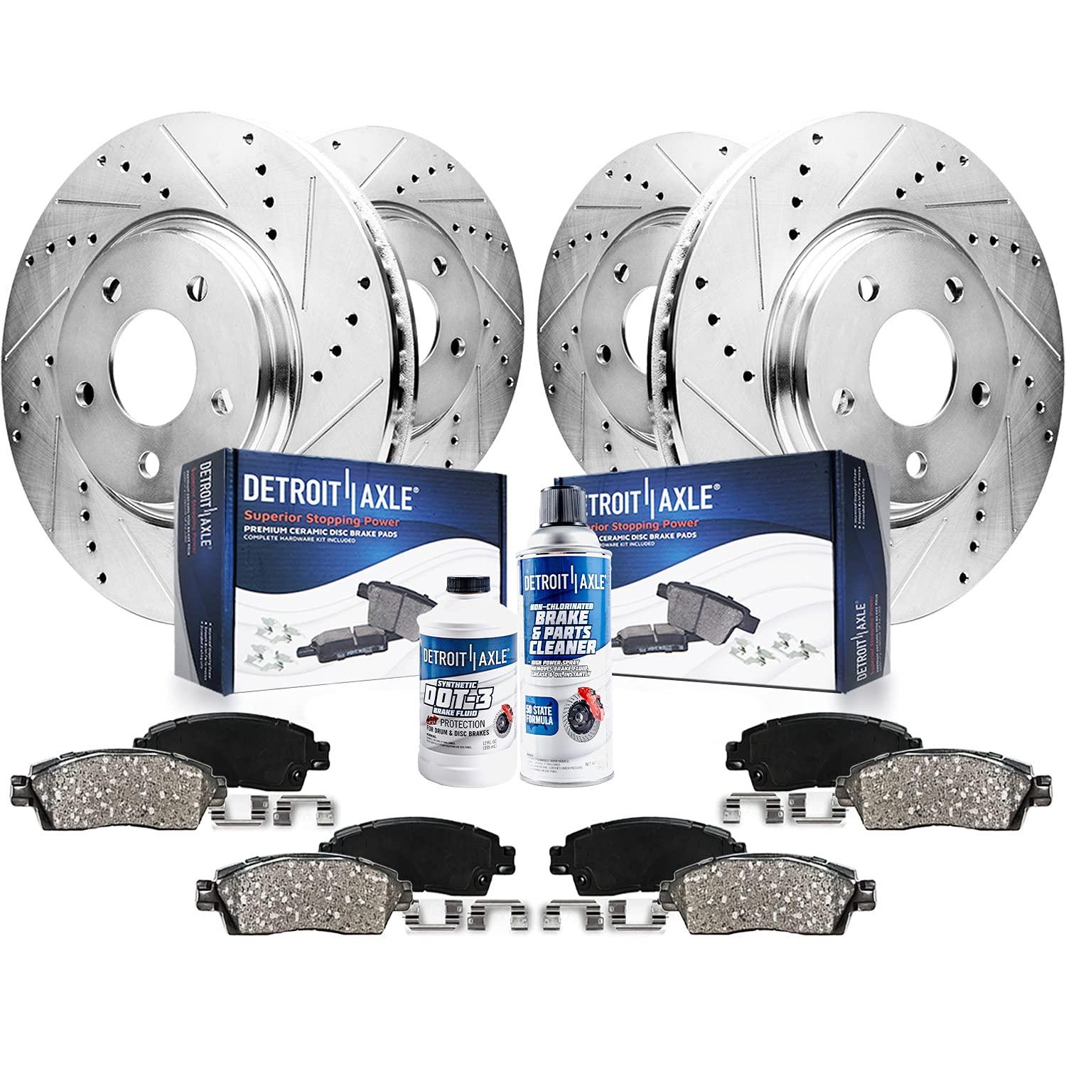 Detroit Axle Drilled & Slotted Brake Kit