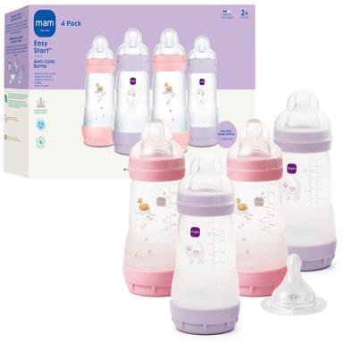 MAM Easy Start Anti-Colic+ Wide Neck Bottle, 9 oz, Medium Flow