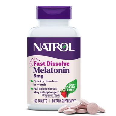 Natrol Melatonin 5 mg Fast Dissolve 150 Tablets