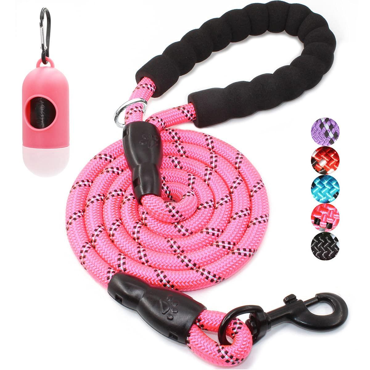 BAAPET 2/4/5/6 FT Dog Leash with padded handle on a white background