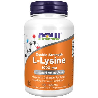 NOW Foods L-Lysine 1000 mg Double Strength | Mubboo