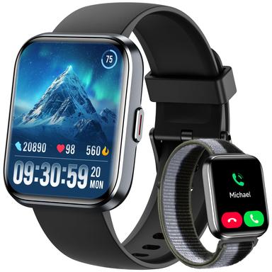 Gydom 1.8-Inch Smart Watch with Calls and Alexa | Mubboo