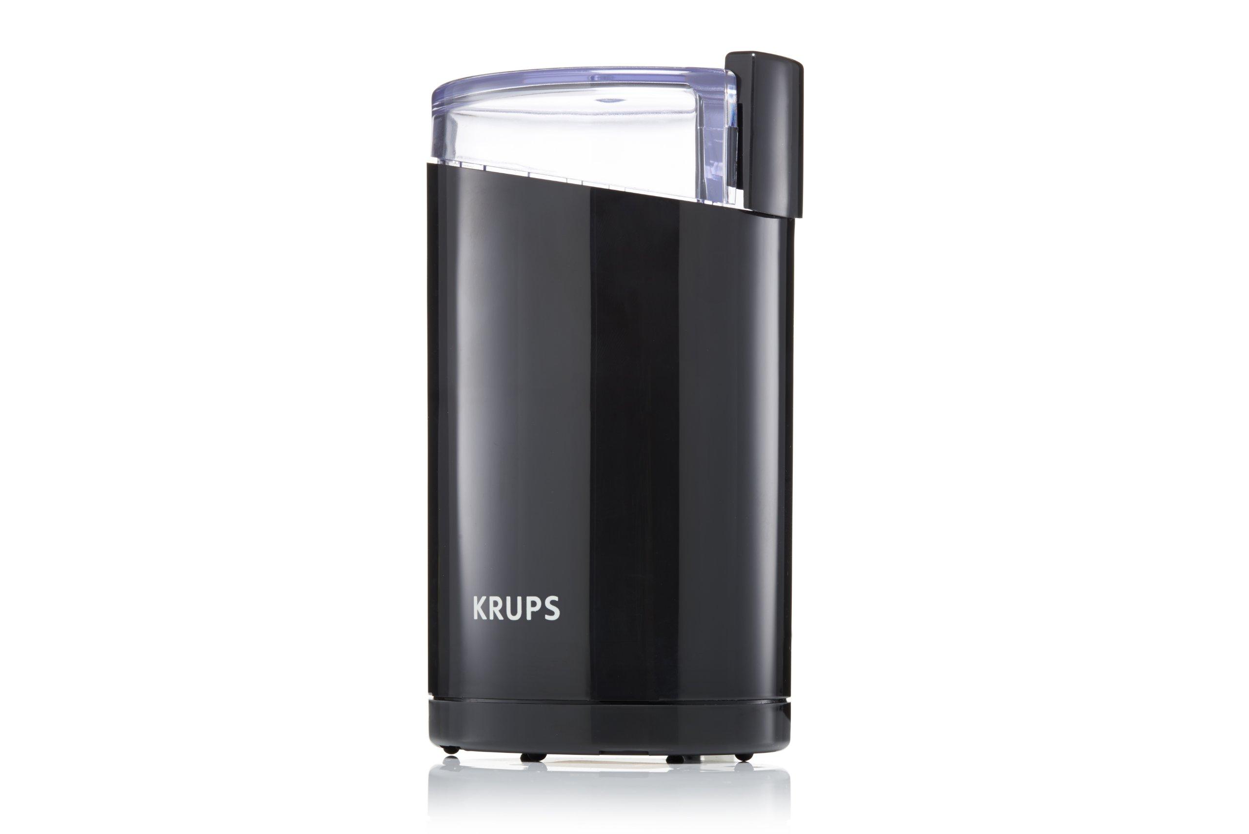 KRUPS Precision Electric Coffee Grinder on a kitchen counter
