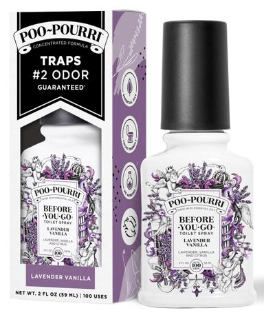 Poo-Pourri Before-You-Go Toilet Spray, Lavender Vanilla, 2 Oz | Mubboo