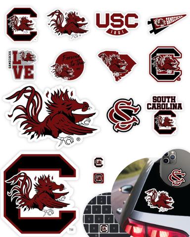 USC Gamecocks Weatherproof Vinyl Decals (Multi-Surface) | Mubboo