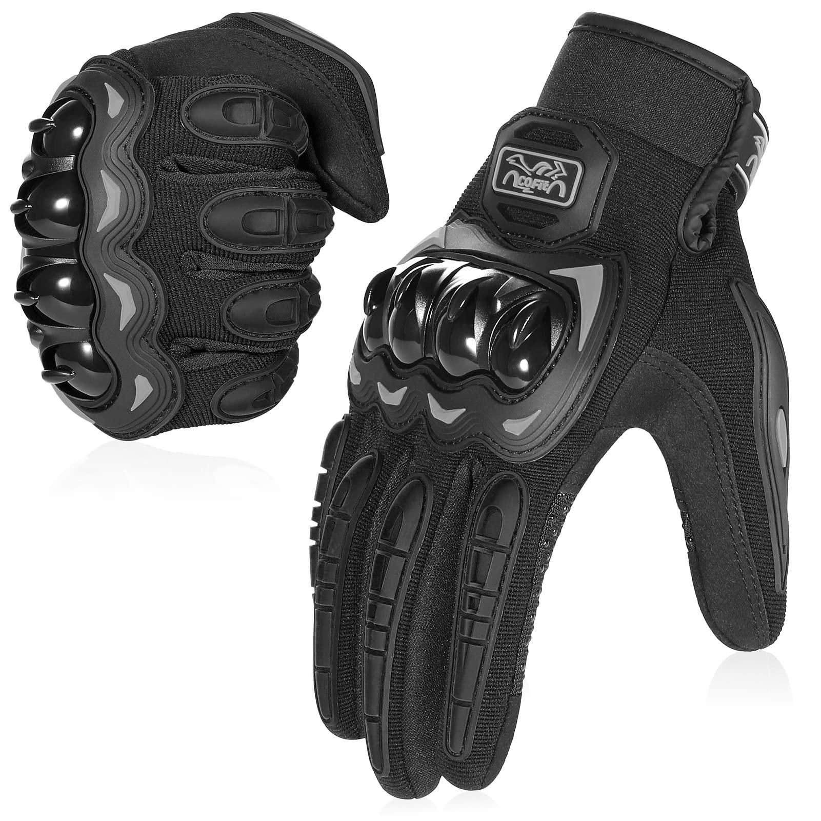 COFIT Motorcycle Gloves for Men and Women, Full Finger Touchscreen Motorbike Gloves