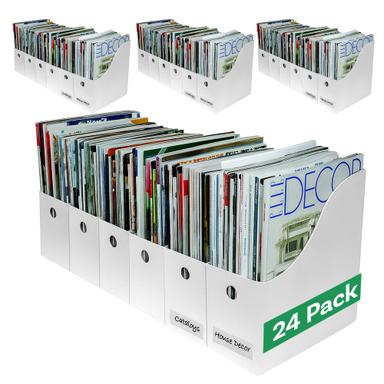 Evelots Magazine File Holder Set of 24 | Mubboo