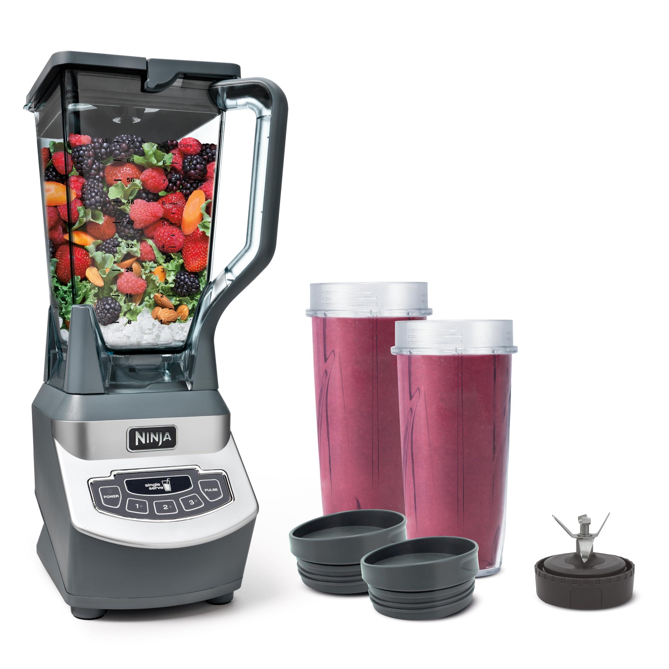 Ninja BL660 Professional Compact Blender with 72-oz pitcher and two 16-oz to-go cups