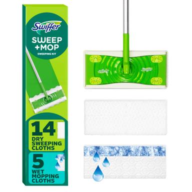 Swiffer Sweeper 2-in-1 Mop Kit (19 Refills)