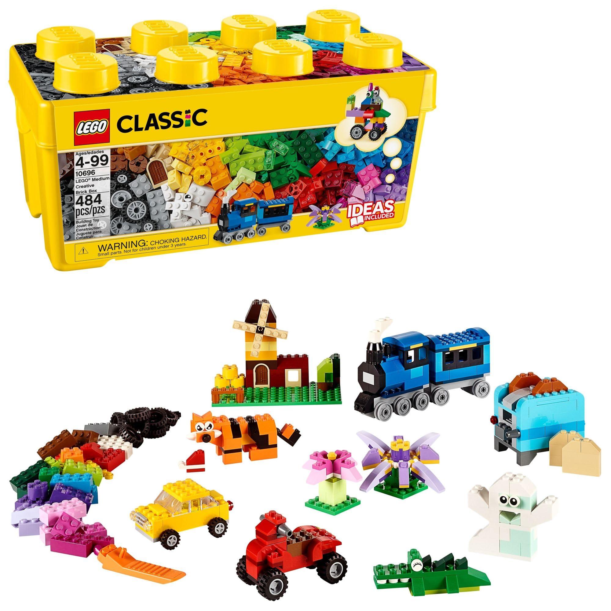 LEGO Classic Medium Creative Brick Box with colorful bricks and storage
