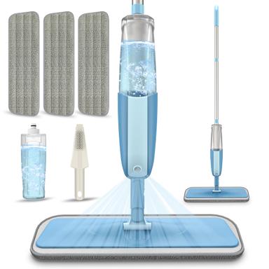 MEXERRIS Spray Mop with 3 Washable Pads