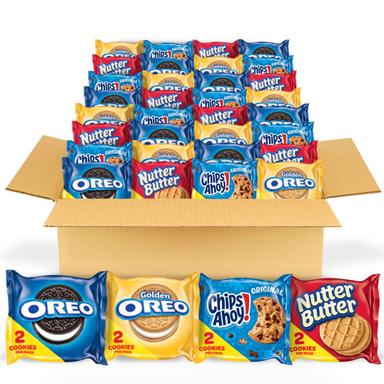 OREO, CHIPS AHOY! & Nutter Butter Cookie Snacks Variety Pack