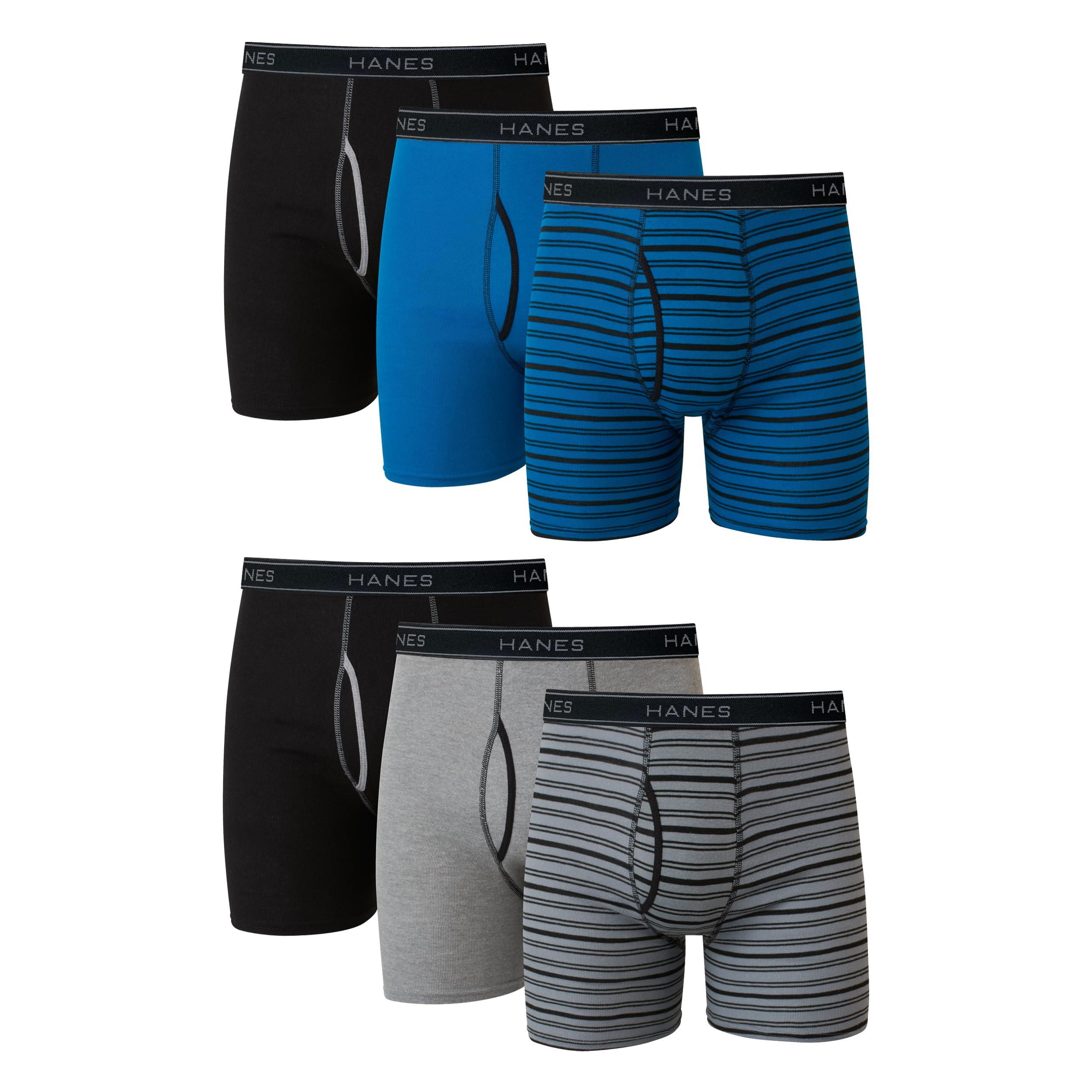 Hanes Cool & Breathable Boxer Briefs on a white background
