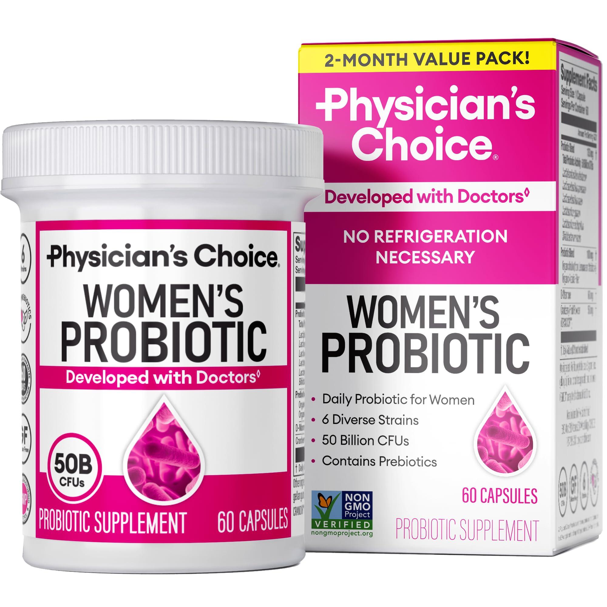 Physician's CHOICE Women's pH Balance Probiotic bottle on white background