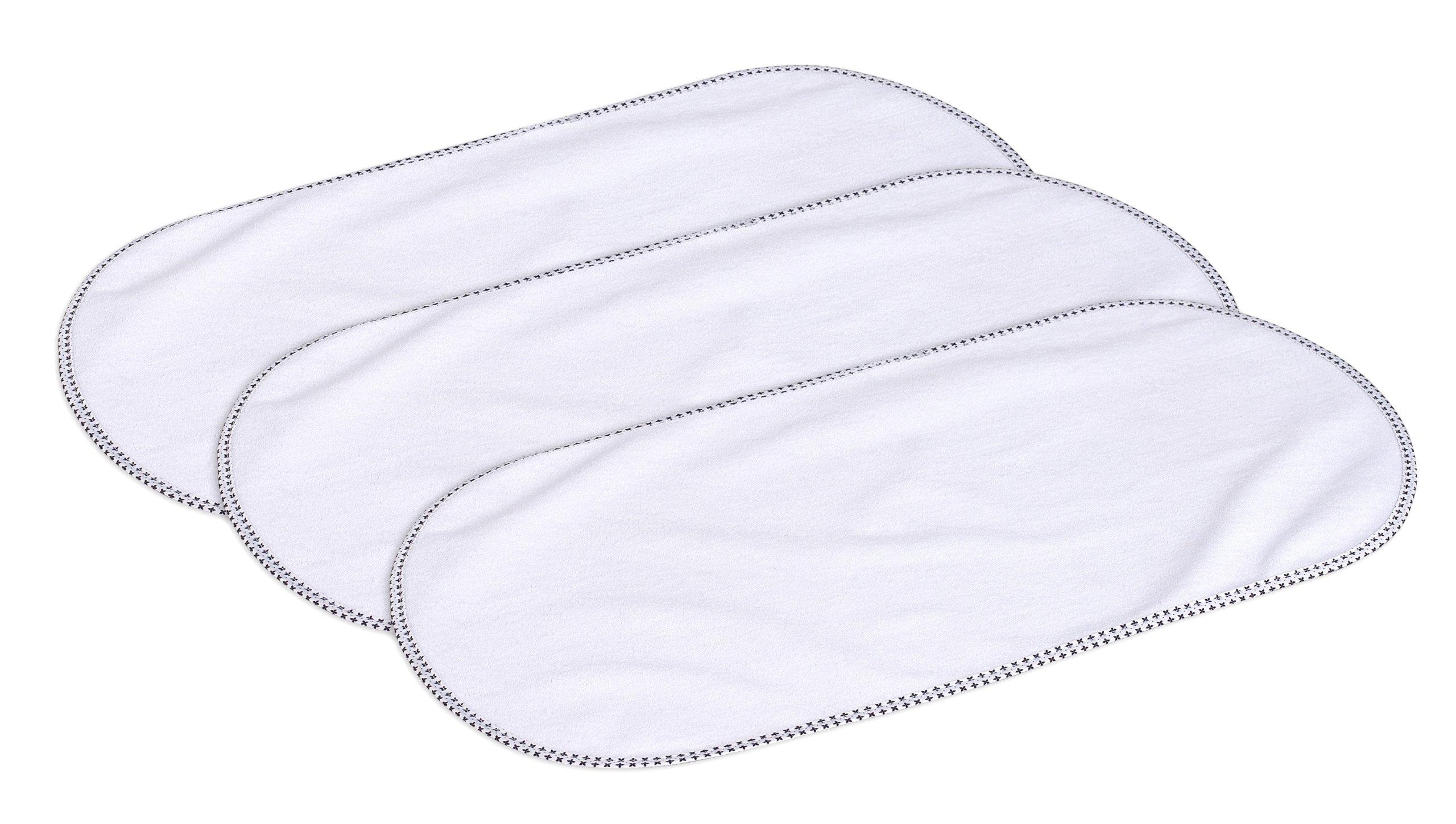 Munchkin Waterproof Changing Pad Liners, 3 Count on a changing pad