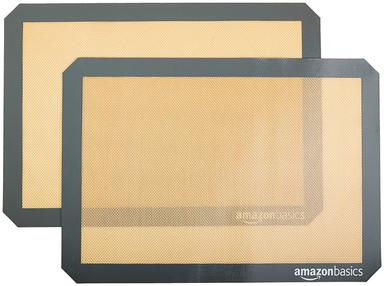Amazon Basics Silicone Baking Mat, 2-Pack