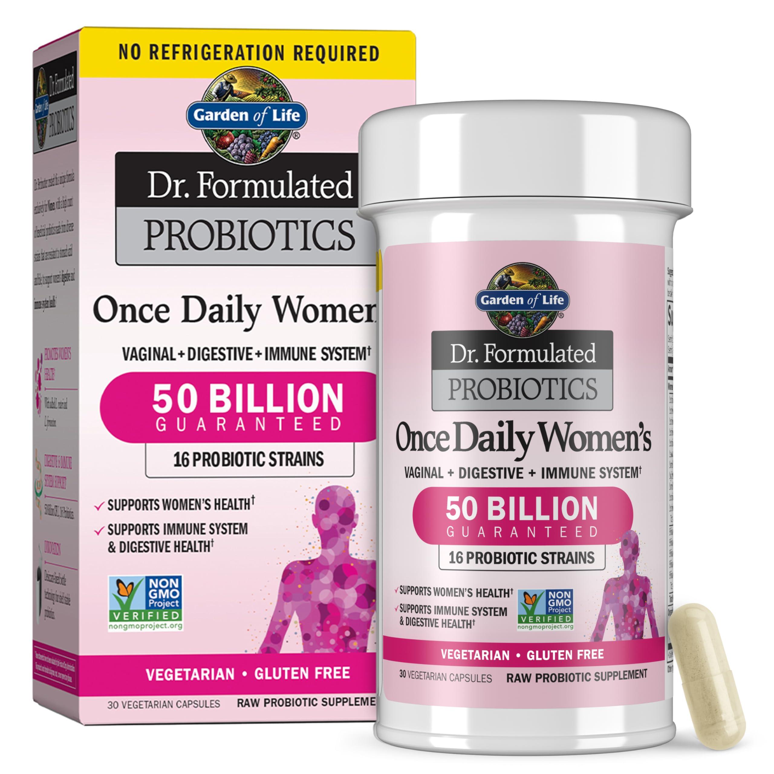 Garden of Life Once Daily Women's Probiotic 50 Billion bottle