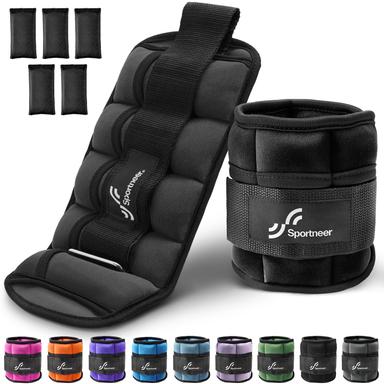 Sportneer Adjustable Ankle Weights 7 lbs