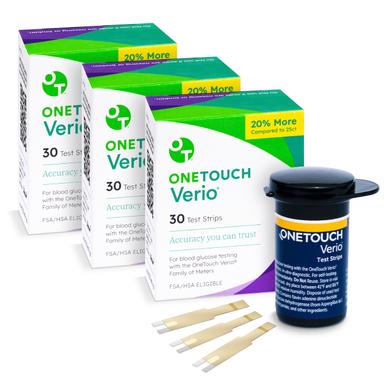 OneTouch Verio Test Strips, 90 Count | Mubboo