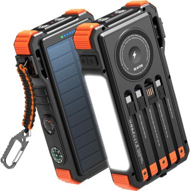 BLAVOR Solar Power Bank, 20,000mAh