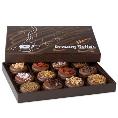 Granny Bella's 12 Chocolate Covered Cookies, Gift Basket | Mubboo