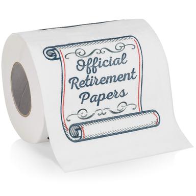 Retirement Papers Toilet Paper | Mubboo