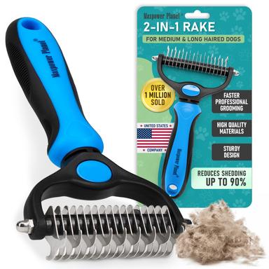 Maxpower Planet Double-Sided Pet Grooming Rake