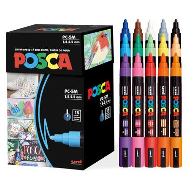 Posca Paint Markers, 15 Count Medium